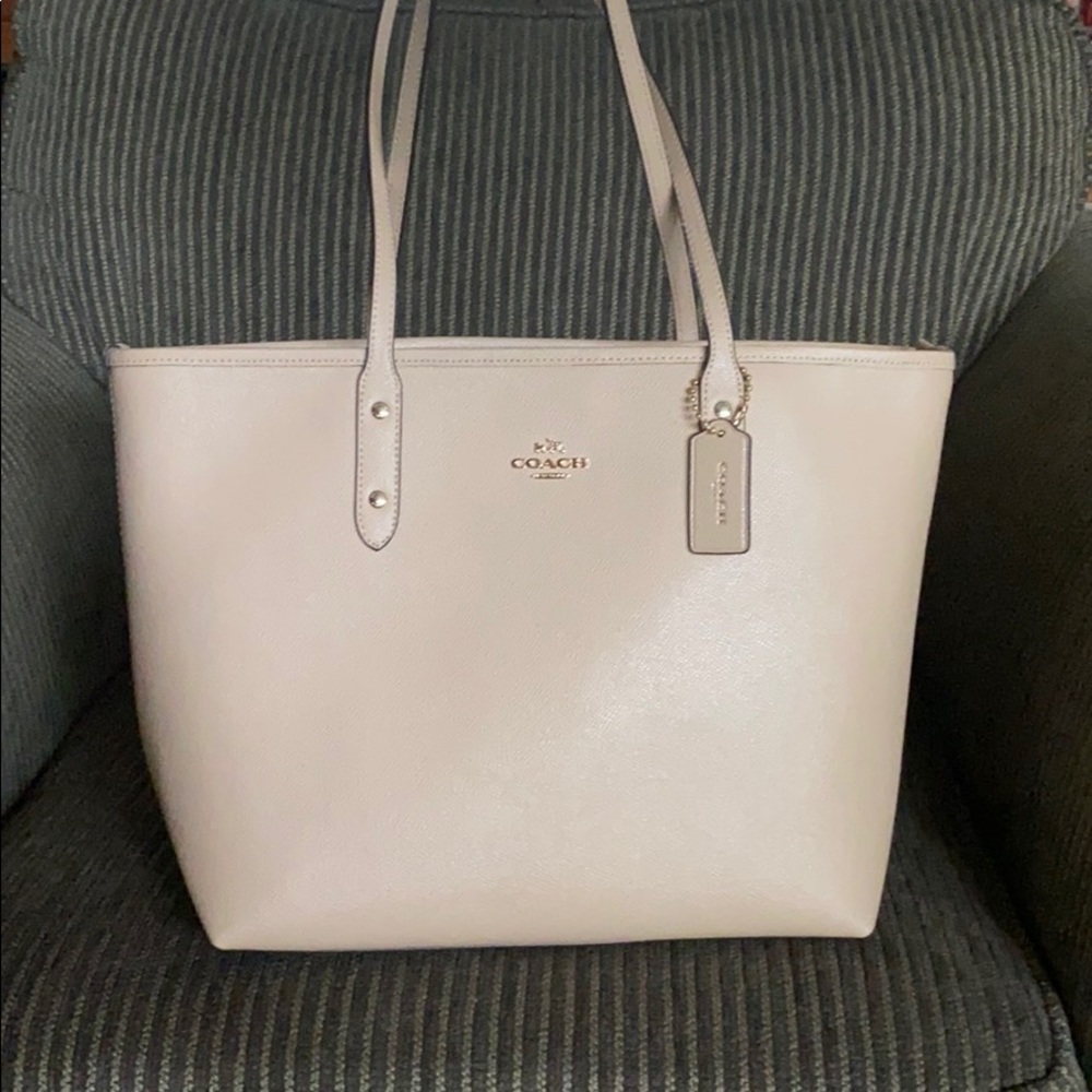 Cream Coach Purse NWT